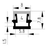 Surface Mount Extrusions