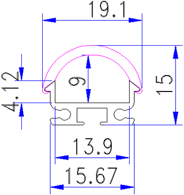 led profile china